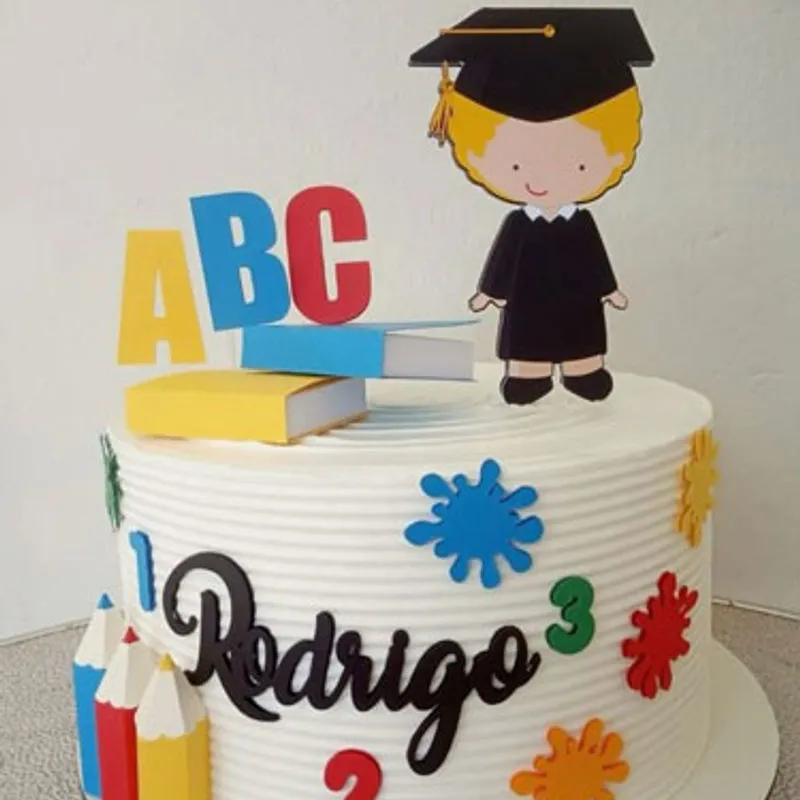 ABC Graduation Cake - image 3