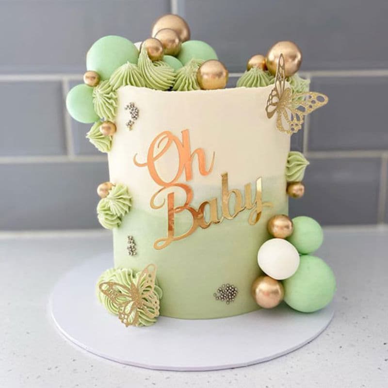 Unisex Baby Shower Cake - VapeSoko